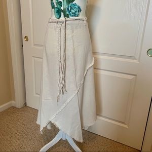 Like new Linen boho skirt